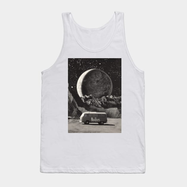 Space Beatles Tank Top by linearcollages